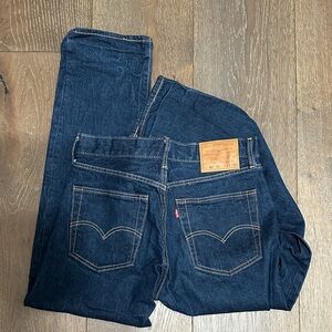 Levi's Men's Deep Indigo Straight Jeans